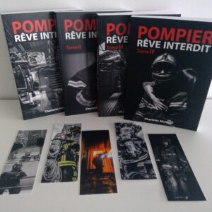 Lot des 4 romans "POMPIER, rêve interdit"