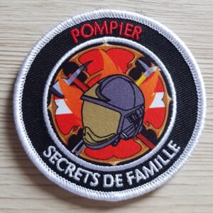 Ecusson "POMPIER, Secrets de famille"